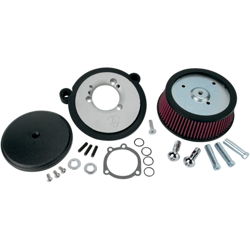 Arlen Ness Black Stage 1 Big Sucker Air Filter w/ Cover Harley EVO 93-99