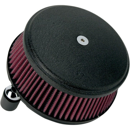Arlen Ness Black Stage 1 Big Sucker Air Filter w/ Cover Harley XL '91-'16