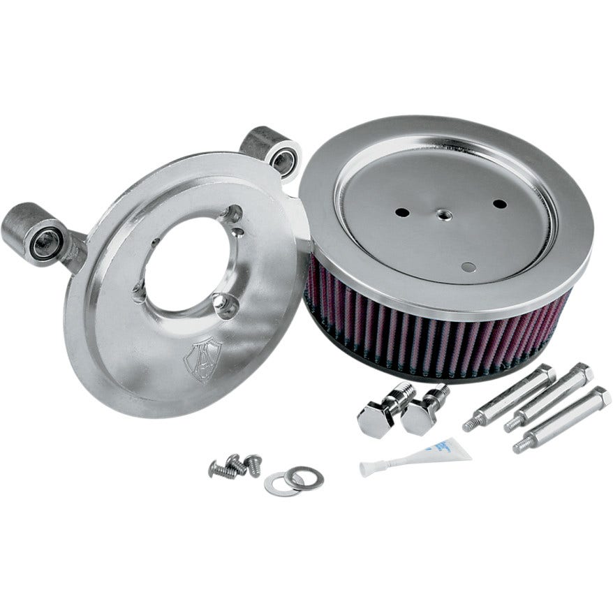 Arlen Ness Big Sucker Stage II Natural Air Filter Kit for Harley 99-15 Twin Cam
