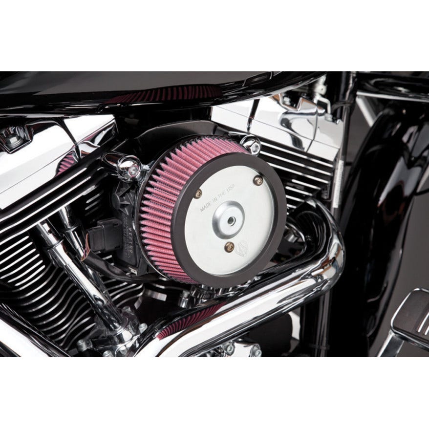 Arlen Ness Big Sucker Stage I Air Filter Kit for Harley 08-16 FLH/FLT - Chrome 