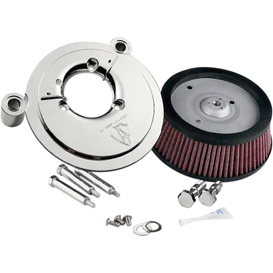 Arlen Ness Big Sucker Stage I Air Filter Kit for Harley 08-16 FLH/FLT - Chrome 