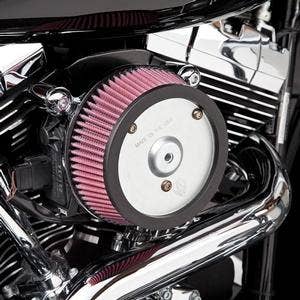 Arlen Ness Black Backing Plate Stage 1 Big Sucker Air Cleaner 08-16 Harley FLH/T