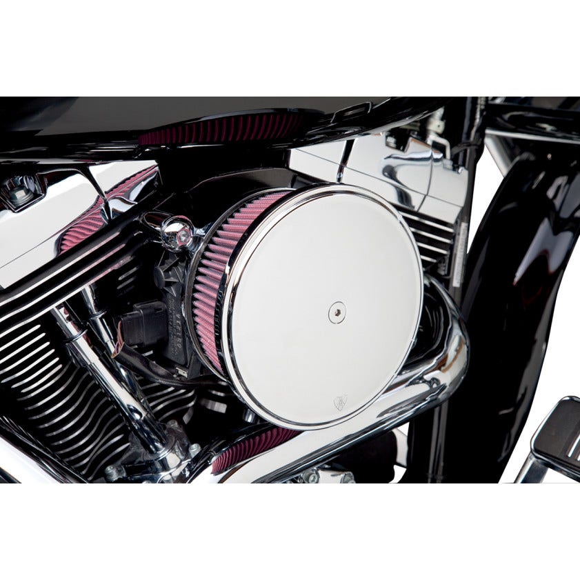 Arlen Ness Chrome Stage II Air Cleaner w/ Chrome Cover Stan Filter Harley 08-16