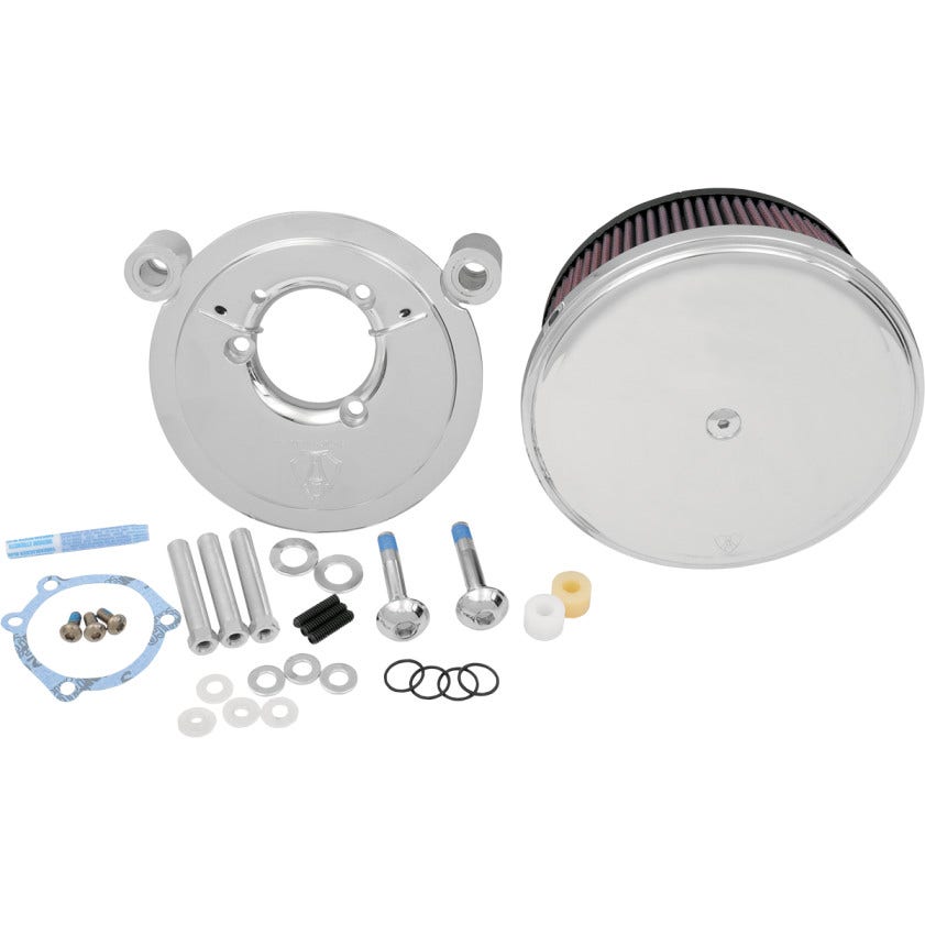 Arlen Ness Chrome Stage II Big Sucker Air Filter w/ Chrome Cover Harley 99-16