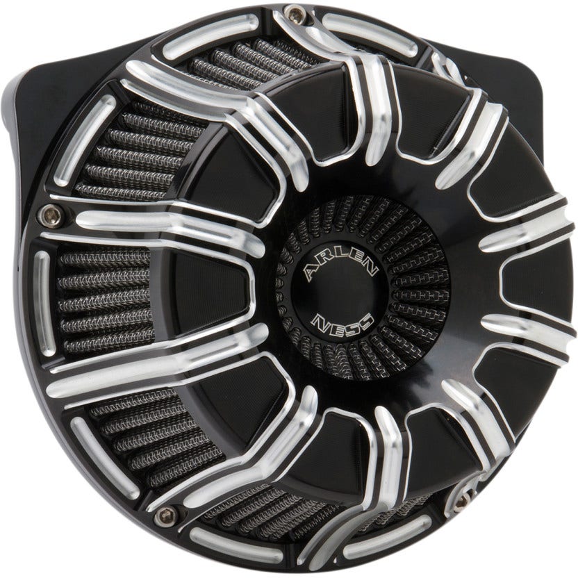 Arlen Ness Black 10 Gauge Inverted Stage 1 Air Cleaner Harley Milwaukee 8 17-19