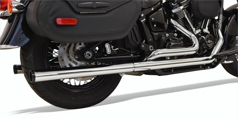 Bassani 1S96P Chrome W/ Black Tip 2-1/4 Dual Exhaust System 18-19