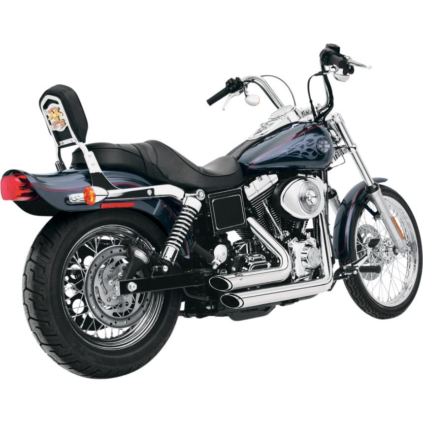 Vance & Hines Chrome Shortshots Staggered Exhaust '91-'05 Harley Dyna | 17213