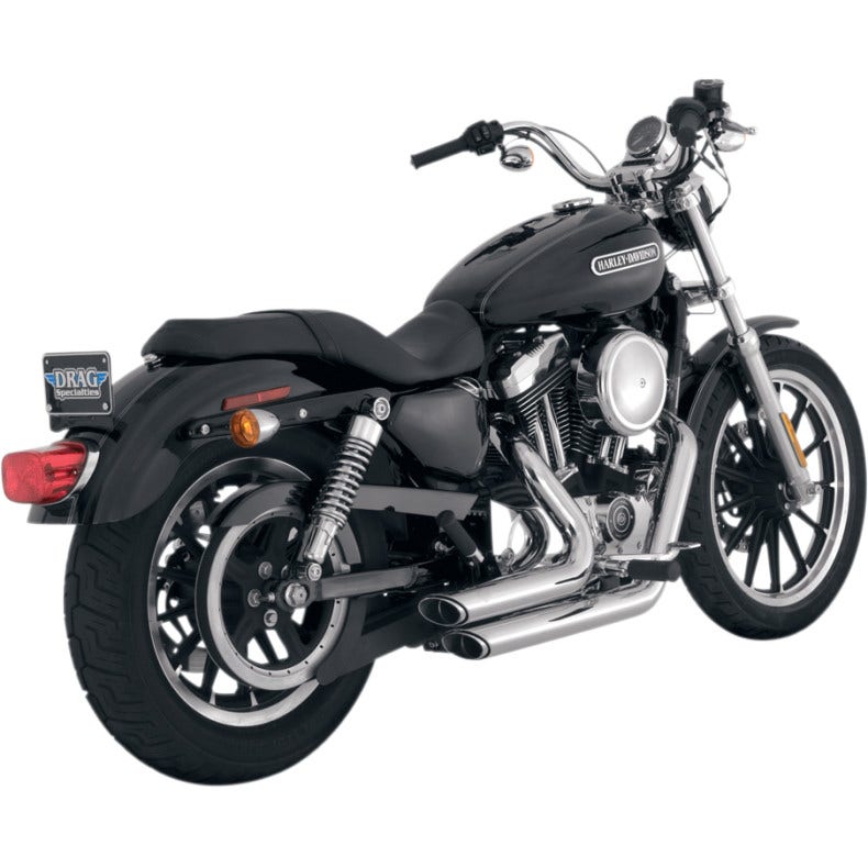 Vance & Hines Chrome Short Shots Staggered Exhaust Harley XL 04-13 | 17219