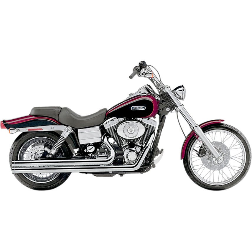 Cobra 6957T Chrome Speedster Long 2 into 2 Full Exhaust Harley Dyna FXD 06-11