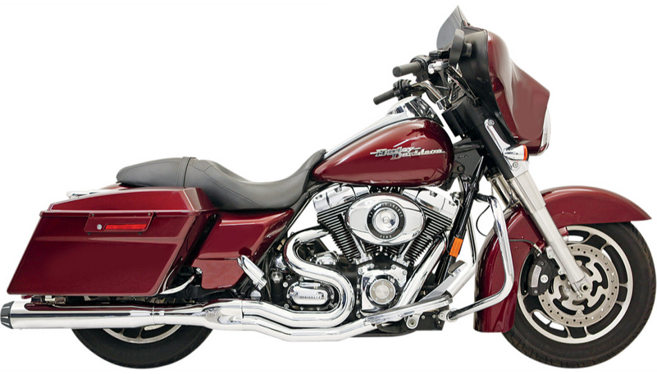 Bassani FLH-777 Chrome Road Rage II B1 Power 2:1 Touring Exhaust 95-16