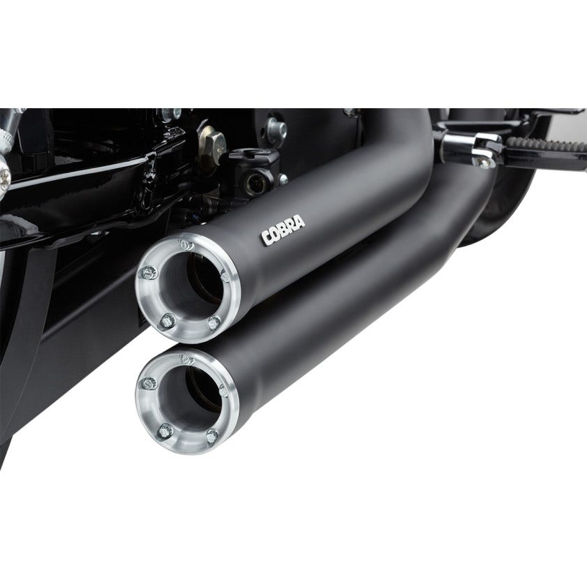 Cobra 6785B Speedster Shorts RPT Black 2 : 2 Exhaust for Harley Sportster 14-16