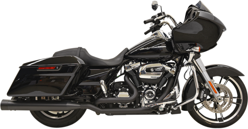 Bassani Xhaust Black True Dual Down Under Head Pipes Headers Harley 17-19