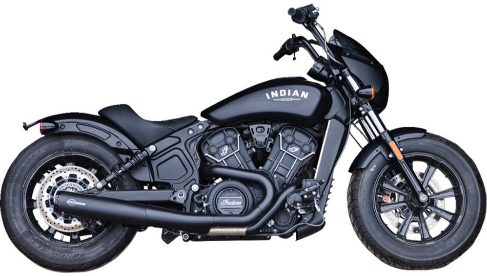 S&S 4111-266 Grand National 2 into 1 Exhaust Systems Indian 49 State Compliant