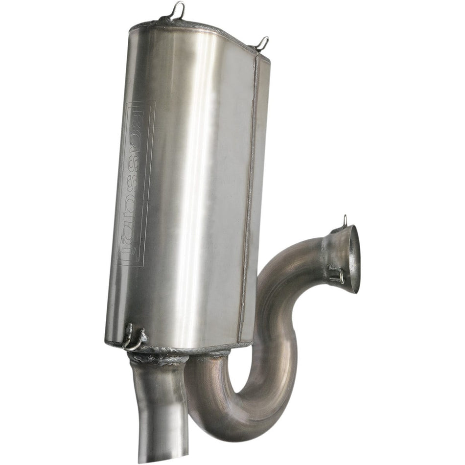 Bassani Stainless Steel Louvered Core Slip On Muffler Polaris Slingshot SL 15-16