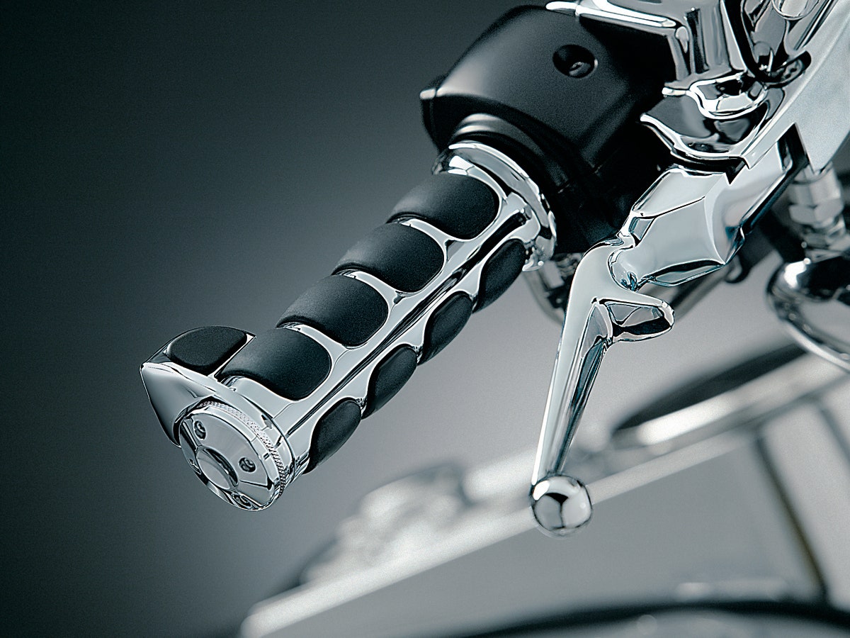 Kuryakyn Chrome Trigger Levers Brake & Hydraulic Clutch Harley '14-'16 FLH/T