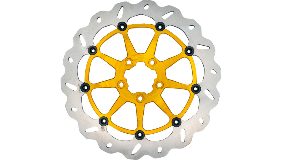 Galfer 13" Rear Brake Rotors Full-Floating W/ Gold Aluminum Carrier 4 Harley