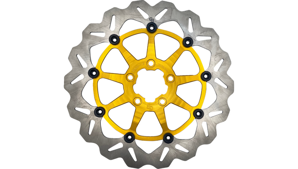 Galfer 13" Brake Rotors Full-Floating W/ Gold Aluminum Carrier 4 Harley