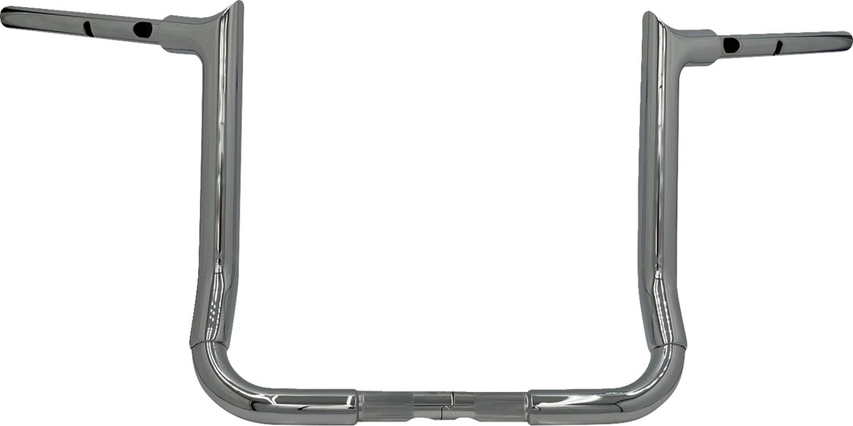 FBI 1-1/2" EZ Pointed Top Handlebars for 24-25 FLHX, 23-25 FLHXSE, 25 FLHXU - Chrome / 14"