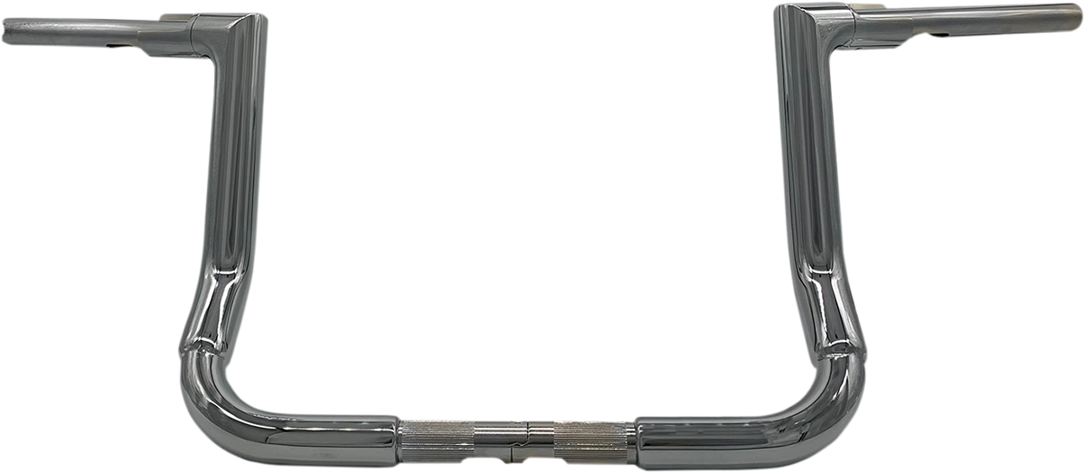 FBI Fat Baggers 1-1/2" EZ Flat Top Handlebars for 14-20 FLHT/FLHX & Trike - Chrome / 12"