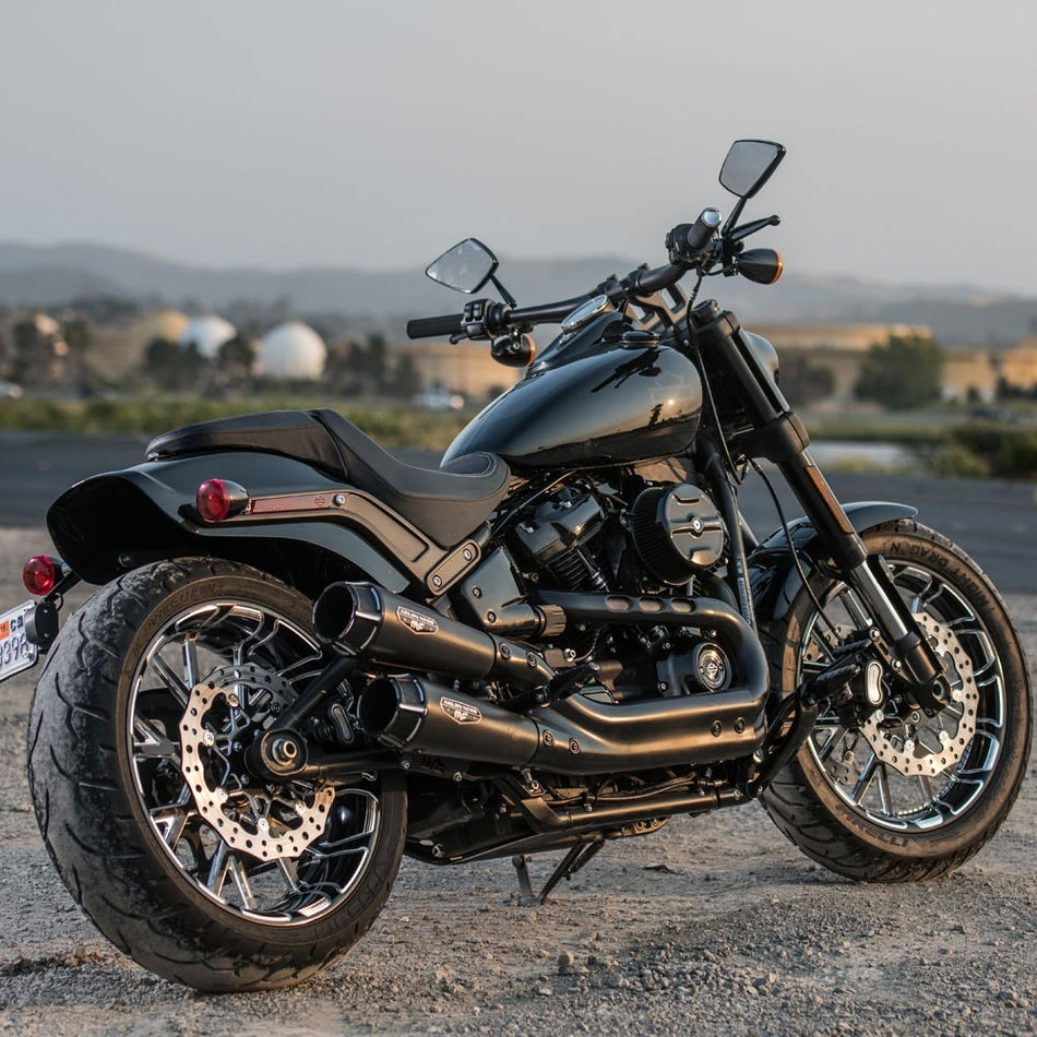 Arlen Ness 18-342 Knuckle Big Sucker Stage I Air Filter Black Harley M8 17-20
