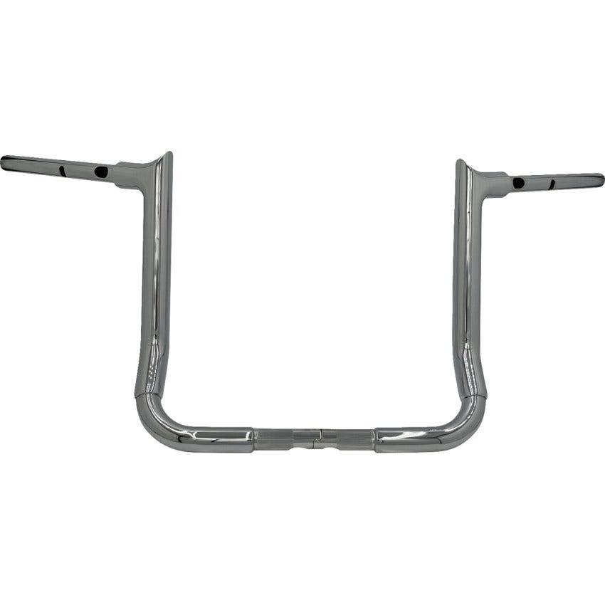 FBI Inc Chrome 1-1/2" EZ Install Pointed Top 14" Handlebar for 23.5-24 FLHX