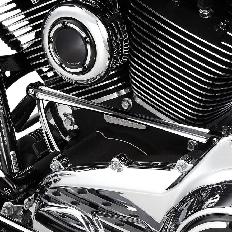 Arlen Ness Black Deep Cut Round Shift Linkage for Harley FLHT & Softail 84-16