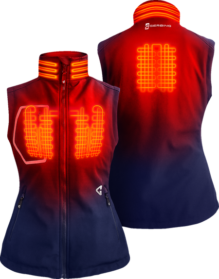 Gerbing Heated Clothing Womens 7V Torrid Softshell Heated Vest 2.0