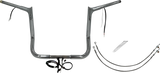 FBI Wired 1-1/4" Pointed Top Handlebar Kits for 14-15 FLHT/FLHX & Trike - Chrome / 14"