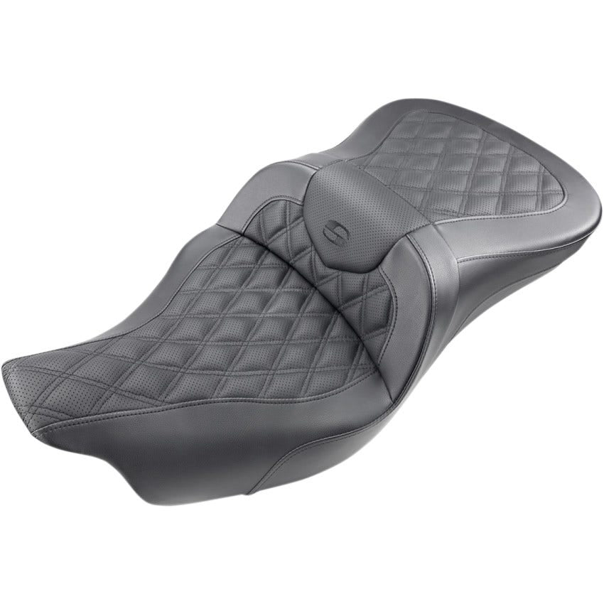 Saddlemen Black Roadsofa Seat Harley 09-24 FLH/FLT