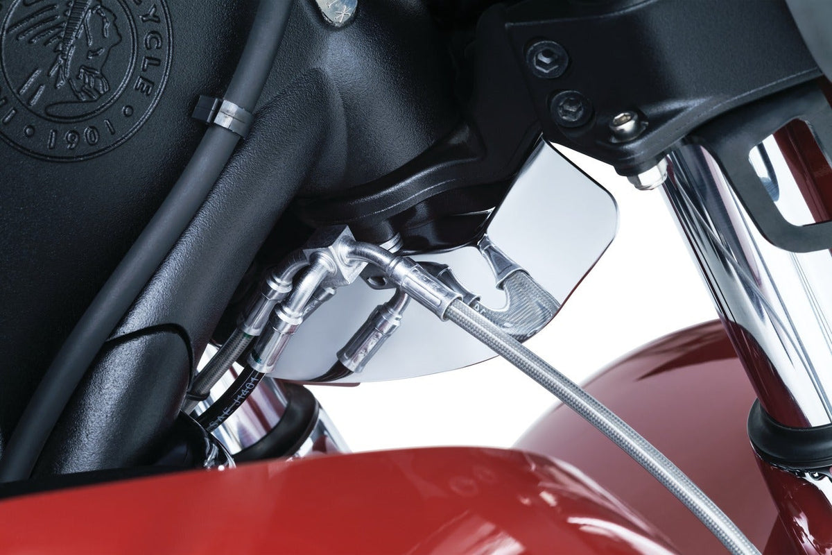 Kuryakyn Chrome Lower Triple Tree Wind Deflector Indian Chieftain & Roadmaster Models