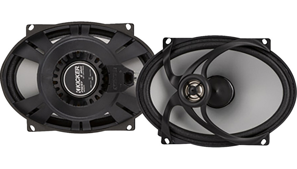 Kicker PS Coaxial Speakers 2 Ohm 4 Harley