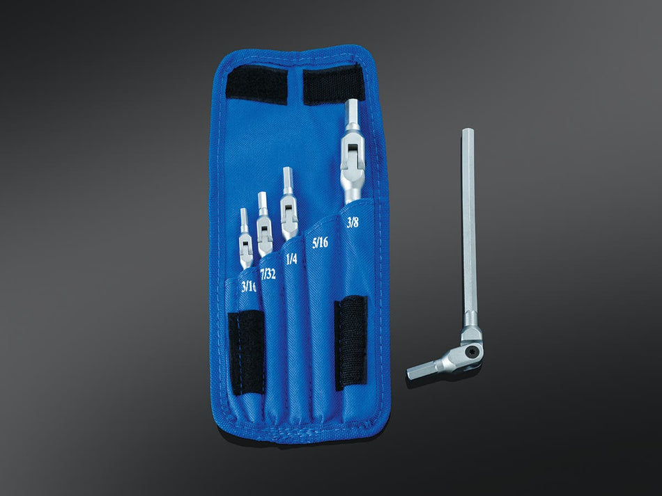 HexPro Five-Piece SAE Pivot Head Wrench Set