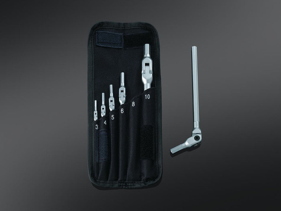 HexPro Six-Piece Metric Pivot Head Wrench Set