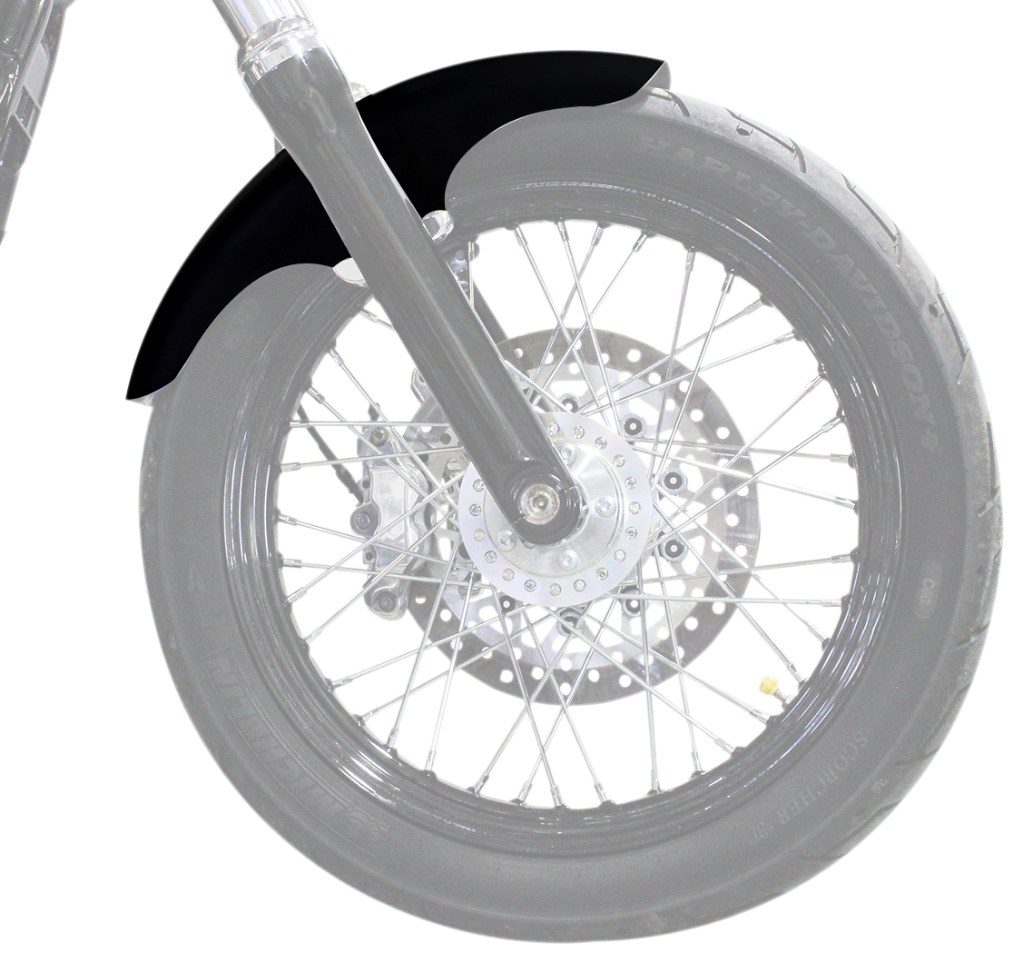 Klock Werks Hugger Series Front Fender with Mounting Blocks for Softail/Dyna