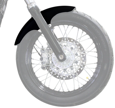 Klock Werks Hugger Series Front Fender with Mounting Blocks for Softail/Dyna