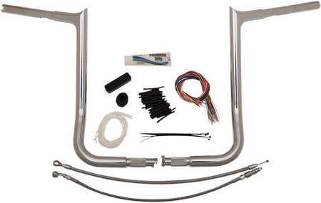 FBI Fat Baggers 1-1/4" EZ Pointed Top Handlebar Kits for 08-13 FLHT/FLHX & Trike - 16"