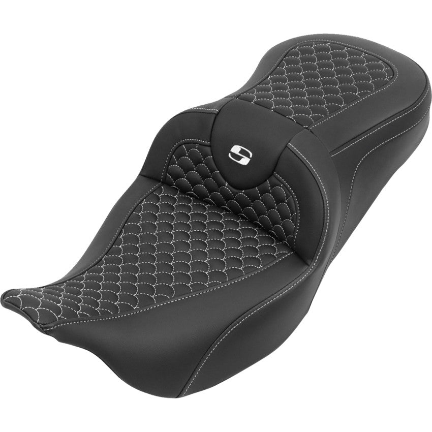 Saddlemen Dragon Stitch Road Sofa w/o Backrest 08-25 Harley Touring