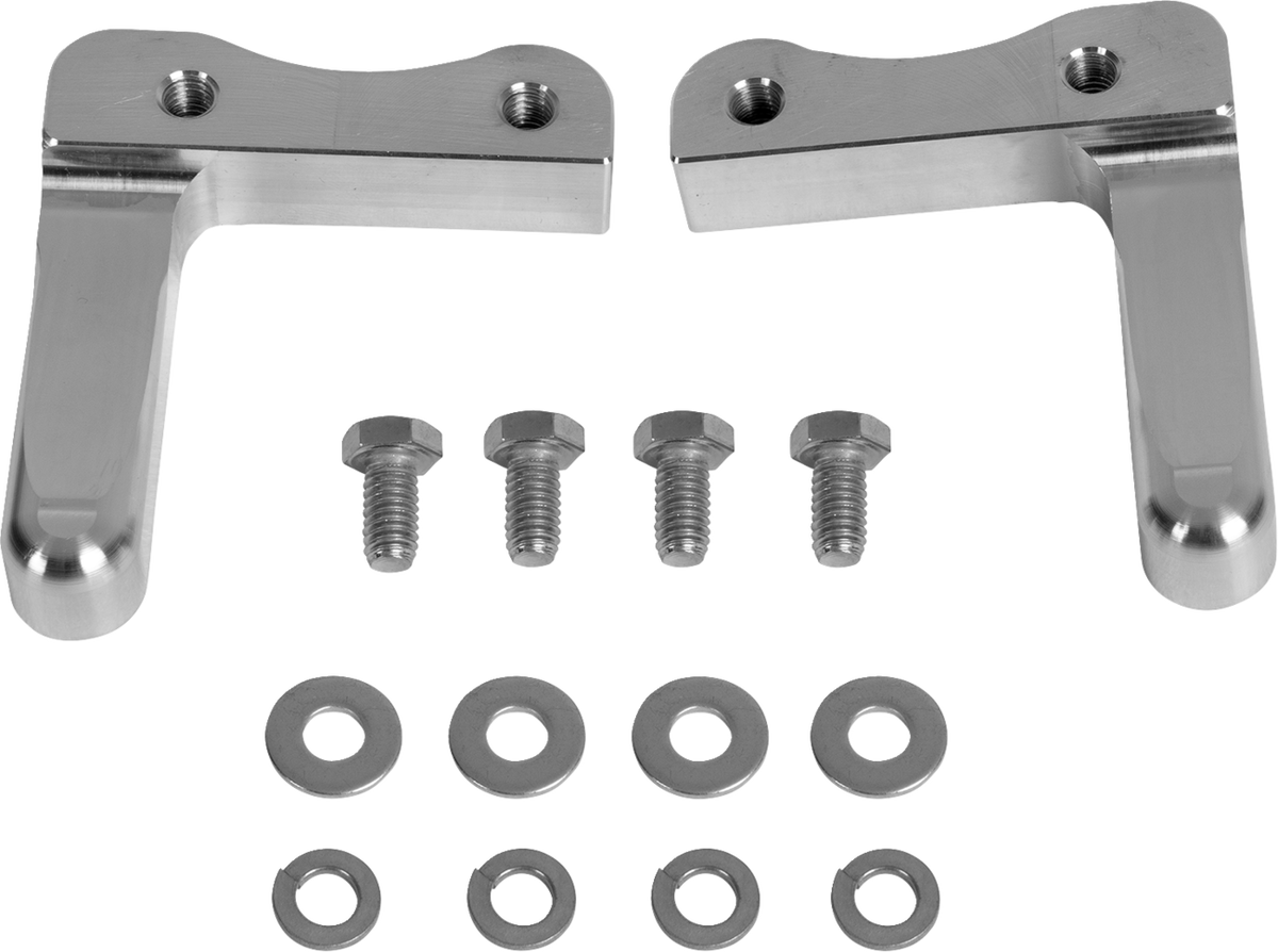Klock Werks Hugger Series Front Fender with Mounting Blocks for Softail/Dyna - HD Softail / 19" / Klub Front Fender