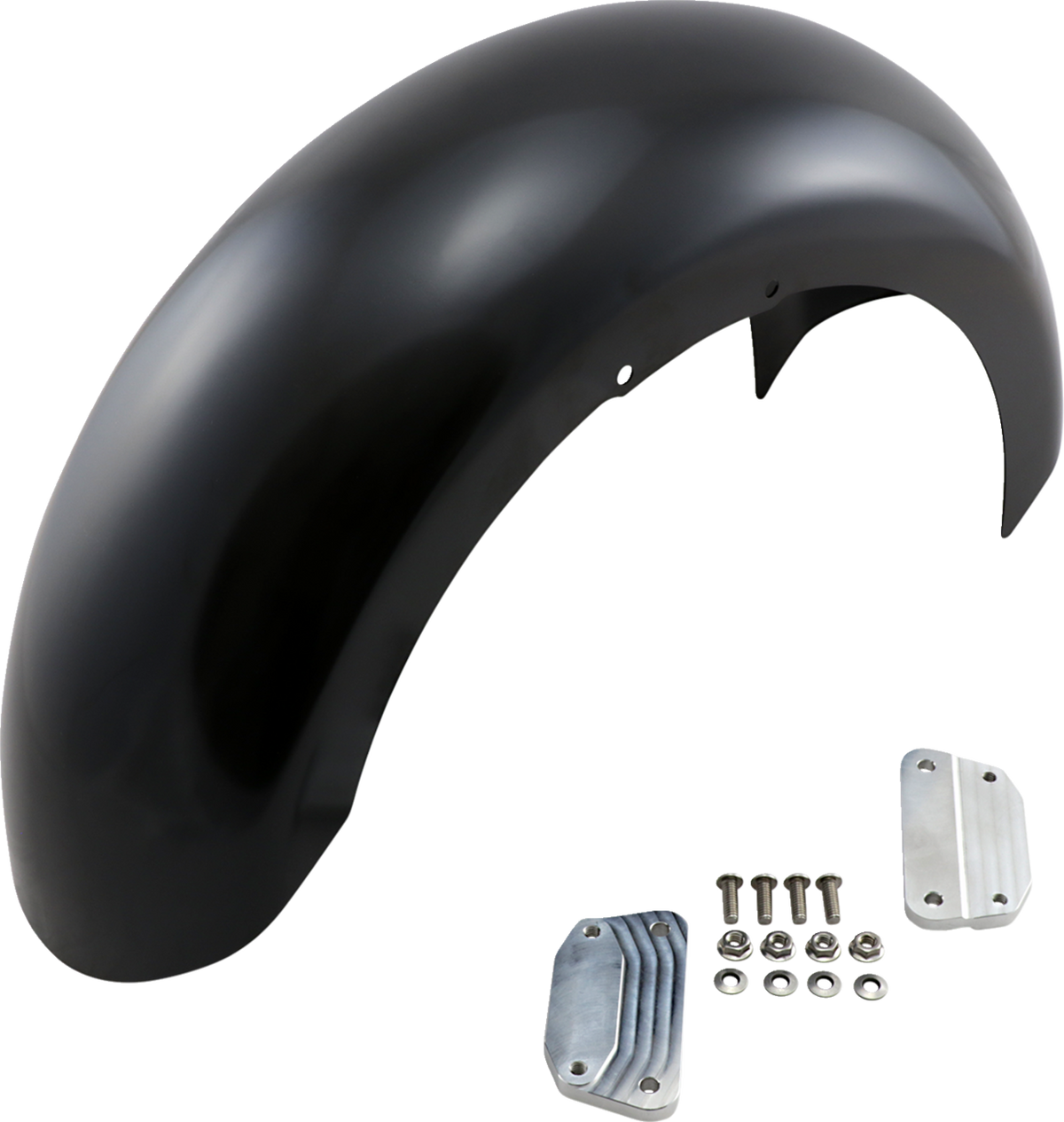 Klock Werks Hugger Series Front Fender with Mounting Blocks for Softail/Dyna