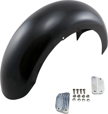 Klock Werks Hugger Series Front Fender with Mounting Blocks for Softail/Dyna
