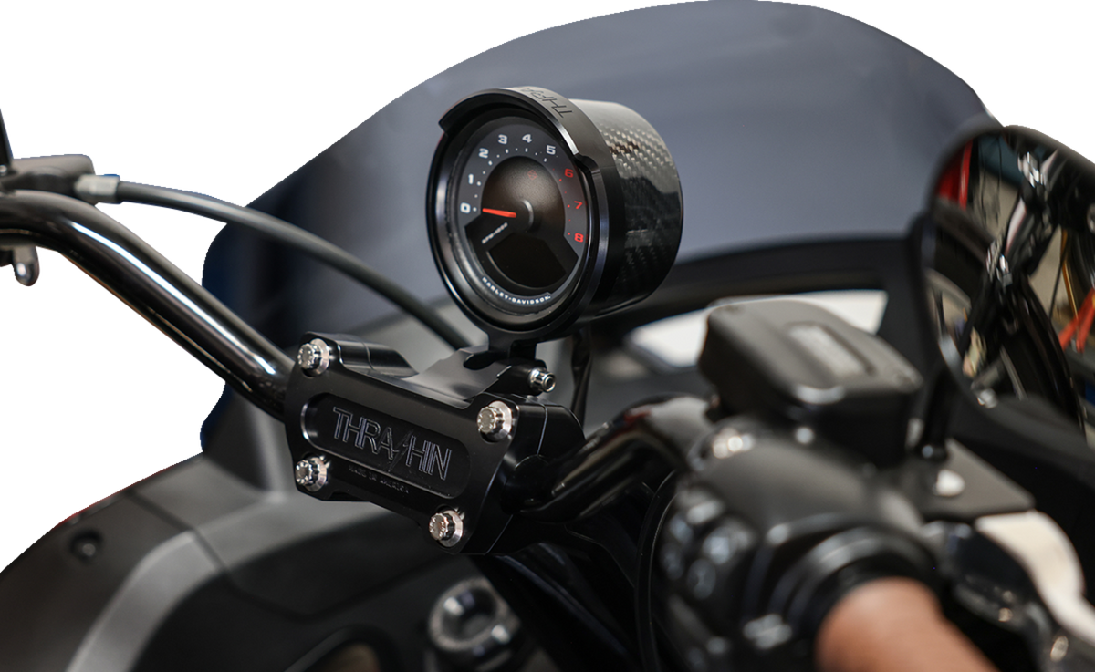 Thrashin Supply Co. Softail Gauge Relocation Kit for 2020-2025 Harley-Davidson Softail