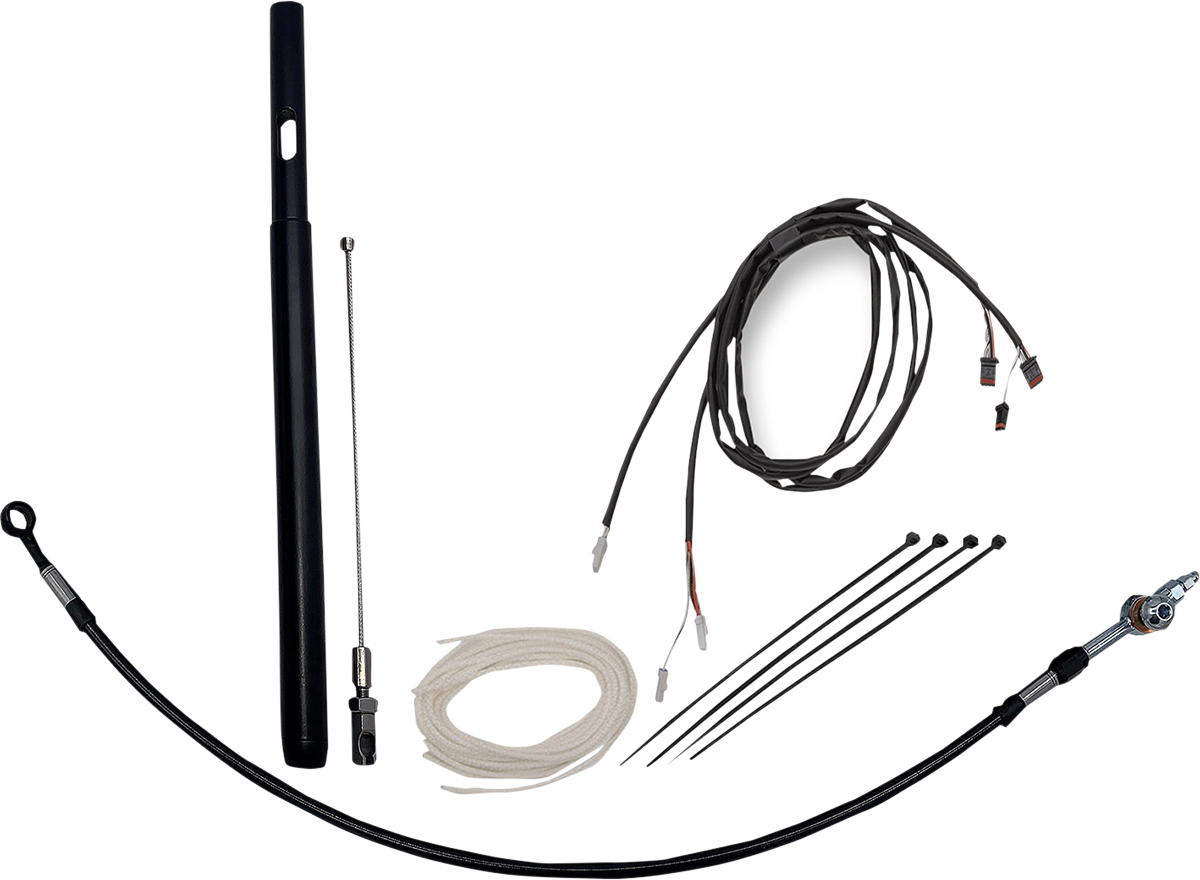 FBI Fat Baggers Control Installation Kit for 2014-2023 Harley-Davidson Touring - FLH/X '21-'23 / Black / +8"
