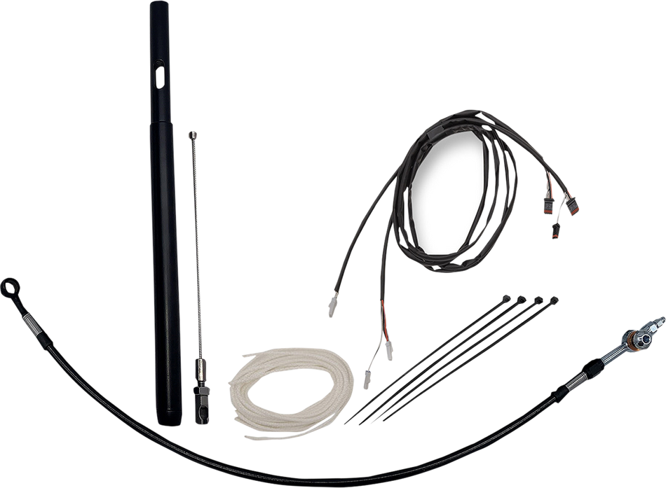 FBI Fat Baggers Control Installation Kit for 2014-2023 Harley-Davidson Touring - FLH/X '21-'23 / Black / +8"