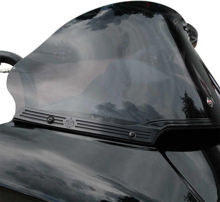 Klock Werks Flare Series Windshield Trim - Harley-Davidson / Logo