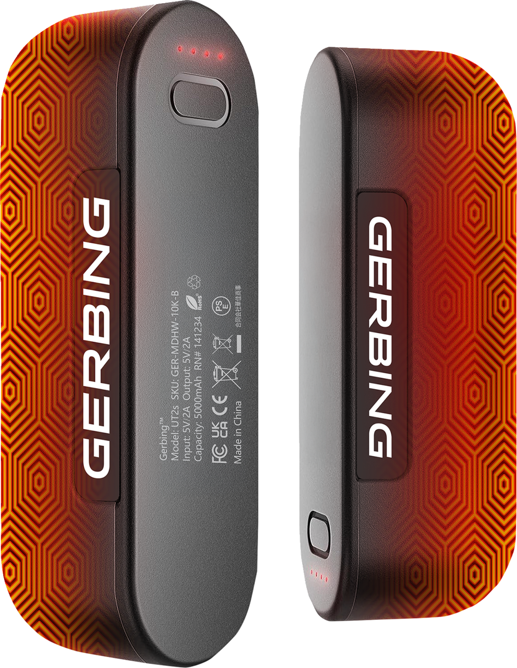 Gerbing Heated Clothing 5V Dual Magnetic Electric Heated Hand Warmer - Black