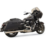 Bassani Stainless Long Road Rage III 2 into 1 Exhaust for Harley Touring