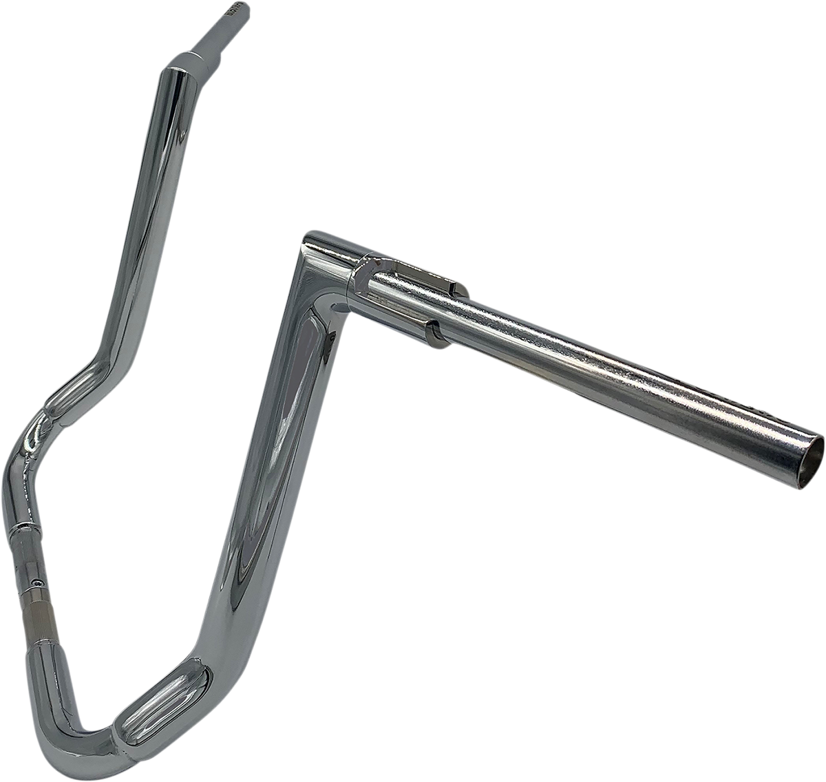 FBI Fat Baggers 1-1/2" EZ Flat Top Handlebars for 14-20 FLHT/FLHX & Trike - Chrome / 16"