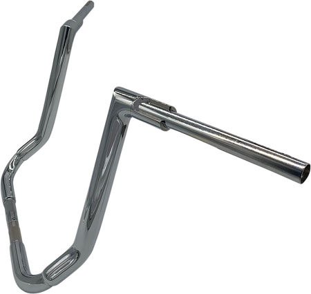 FBI Fat Baggers 1-1/2" EZ Flat Top Handlebars for 14-20 FLHT/FLHX & Trike - Chrome / 16"