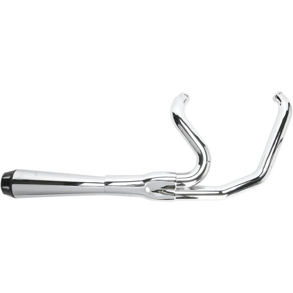 Bassani Chrome Road Rage 2 Into 1 Short Exhaust Harley FXR 84-00 w
