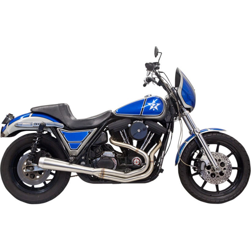 Bassani Road Rage III 2 Into 1 Stepped Performance Exhaust Harley FXR 84-up